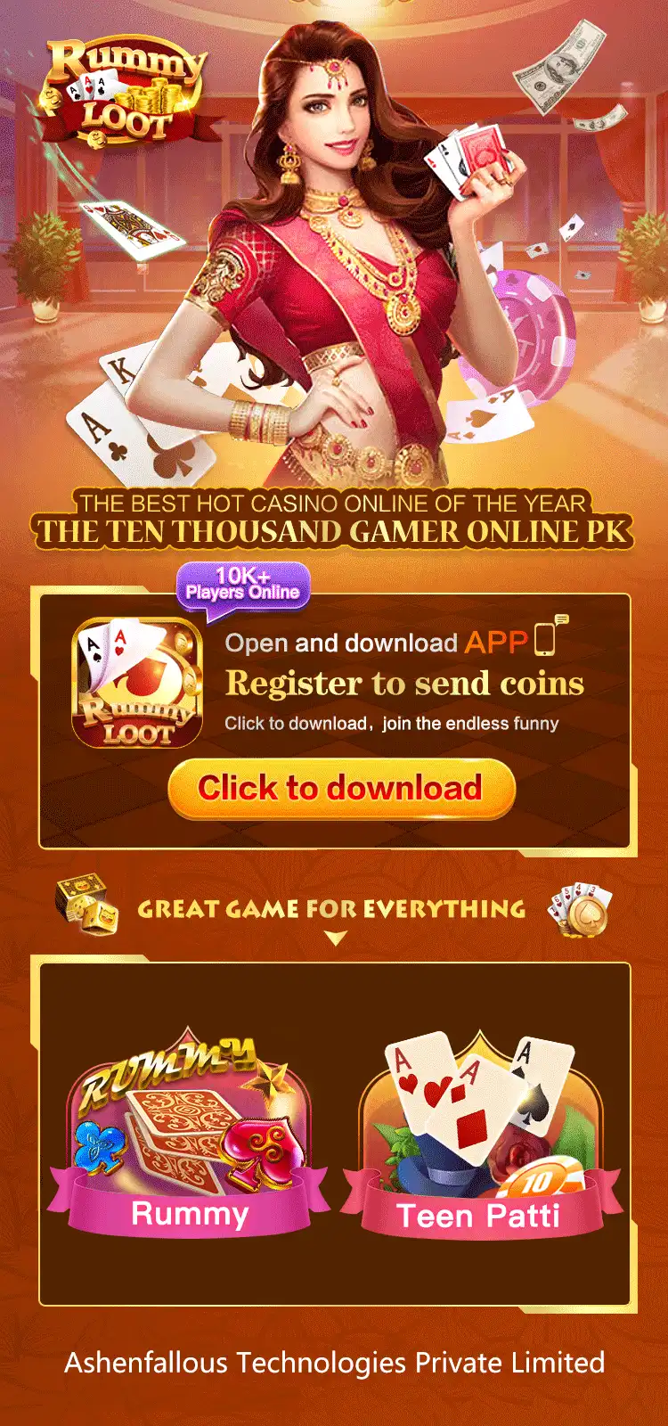 Rummy Loot Banner