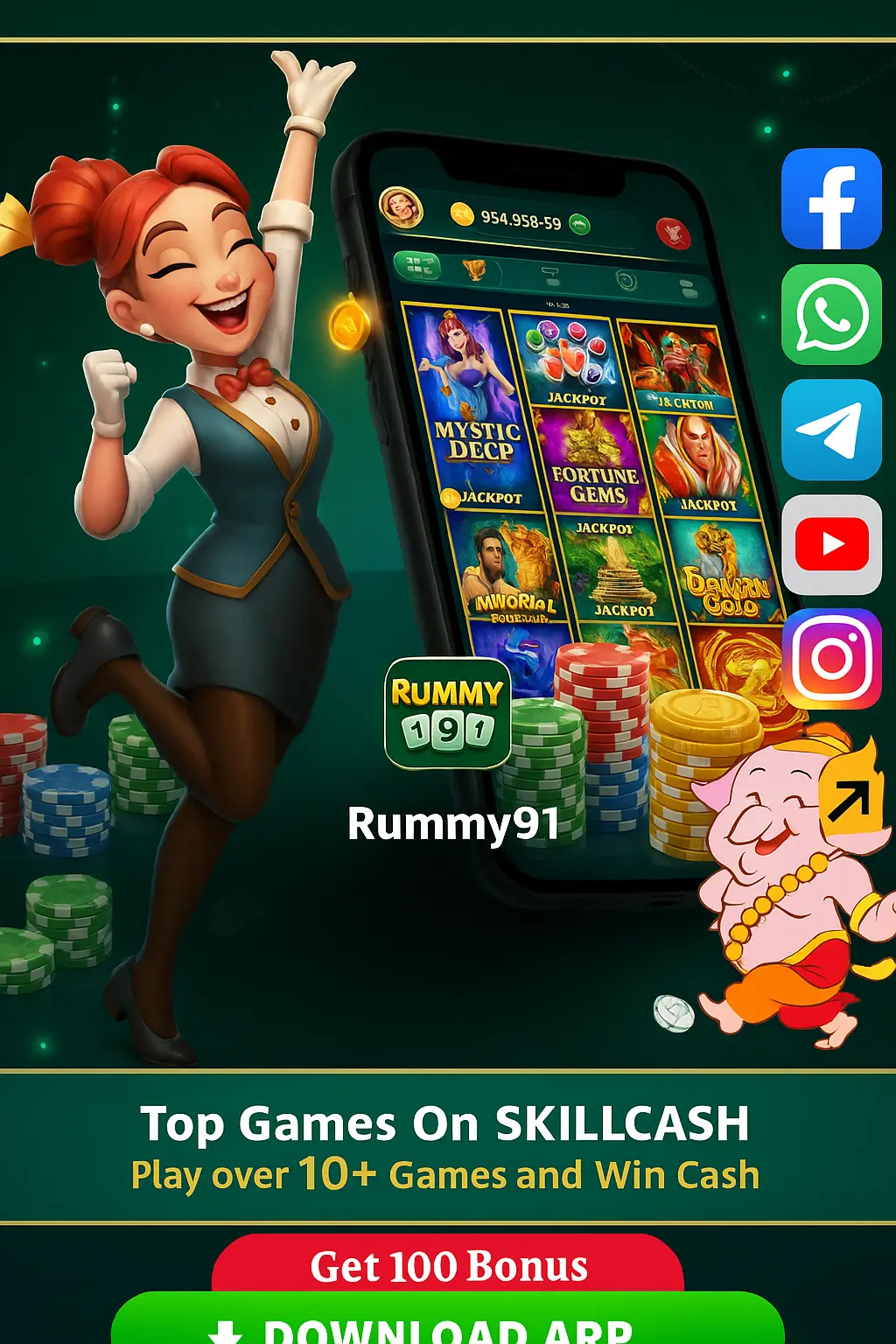 Rummy 91 Banner
